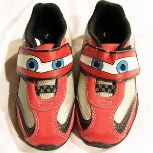 Shoes Disney Cars boys size 11M athletic shoes new red-